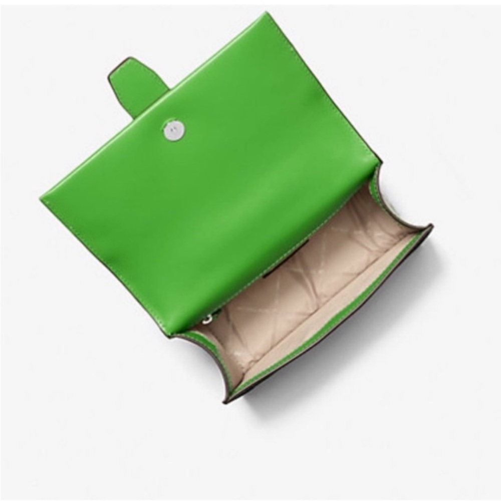 Michael Kors Vibrant Green Zebra Crossbody Bag - Picture 5 of 6